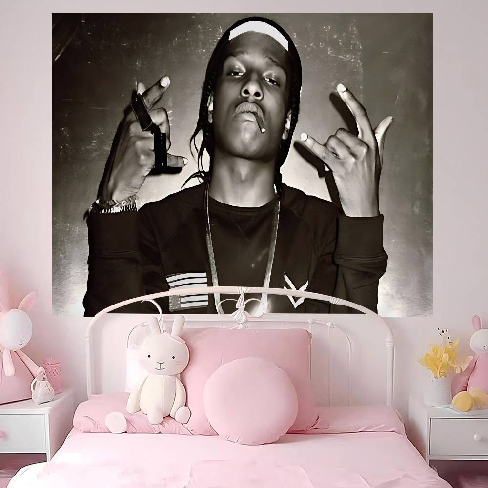 Хип-хоп рэпер AsapRocky Богемный гобелен для подвешивания Богемные настенные гобелены Мандала Дешевый Хиппи Настенный подвес