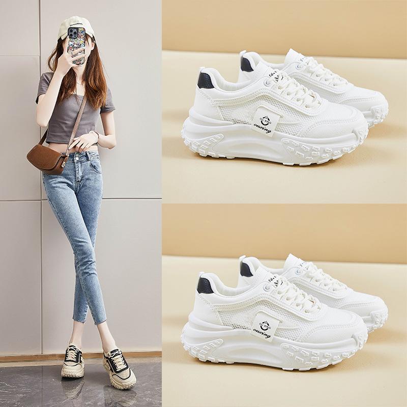 Daddy Shoes Женская спортивная и досуговая сетчатая дышащая обувь на толстой подошве, увеличивающая рост