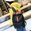 Fashionable Casual Backpack Solid Color School Bag Men and Women Waterproof Travel Backpack Canvas Bag