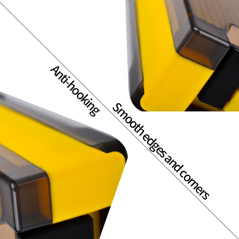 Коробка для двойной приманки, двусторонняя коробка для рыболовных снастей, коробка для хранения аксессуаров для наживки, пластиковая коробка для приманки-карандаша Mino