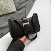 Vintage Fashion Textured Small Square Bag For Women Casual Underarm Shoulder Crossbody Bag