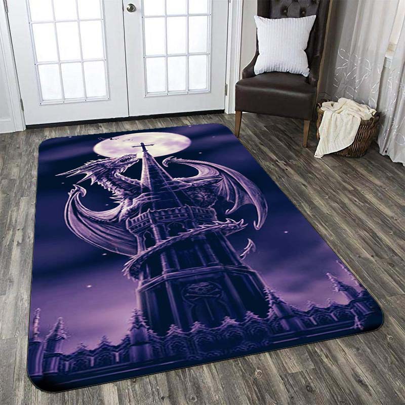 Романтический ковер с узором розы Ковер с драконом и розой Ковры для гостиной Коврик ко Дню святого Валентина Домашний ковер для гостиной и ковер