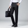 Shanshan Men's Silk Blend Business Casual Trousers