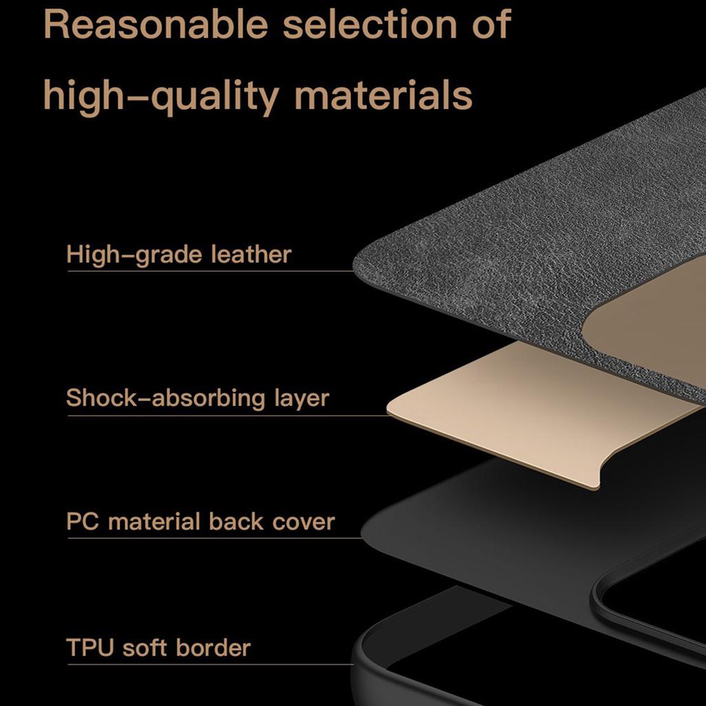 For Motorola Edge 50 Fusion Case Retro Leather Coated PC+TPU Hybrid Phone Protective Cover