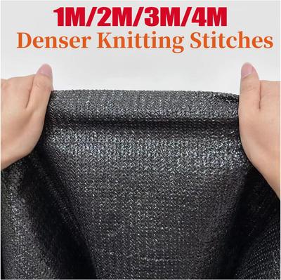 50% черная ткань с люверсами, прочный сетчатый брезент, 50% затеняющая сетка, чехол для растений для растений в патио, теплица, курятник, крыльцо