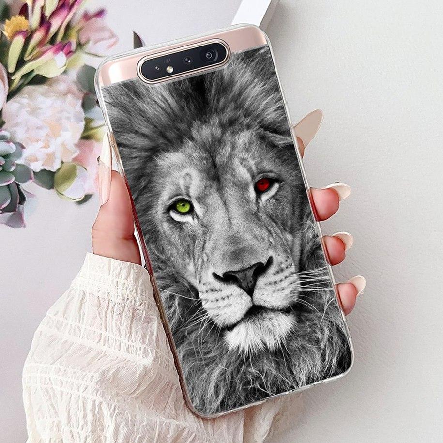 6,7" Чехол для Samsung Galaxy A80 SM-A805F SM-A8050 Funda Роскошный Кот-Дракон Мягкий Силиконовый Задний Чехол Для Samsung A80 A90 4G Coque