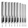 10pcs Leather Hole Punching Tools Leather Hollow Drilling Puncher Kit 1-10mm Clothing Leathercraft DIY Accessories