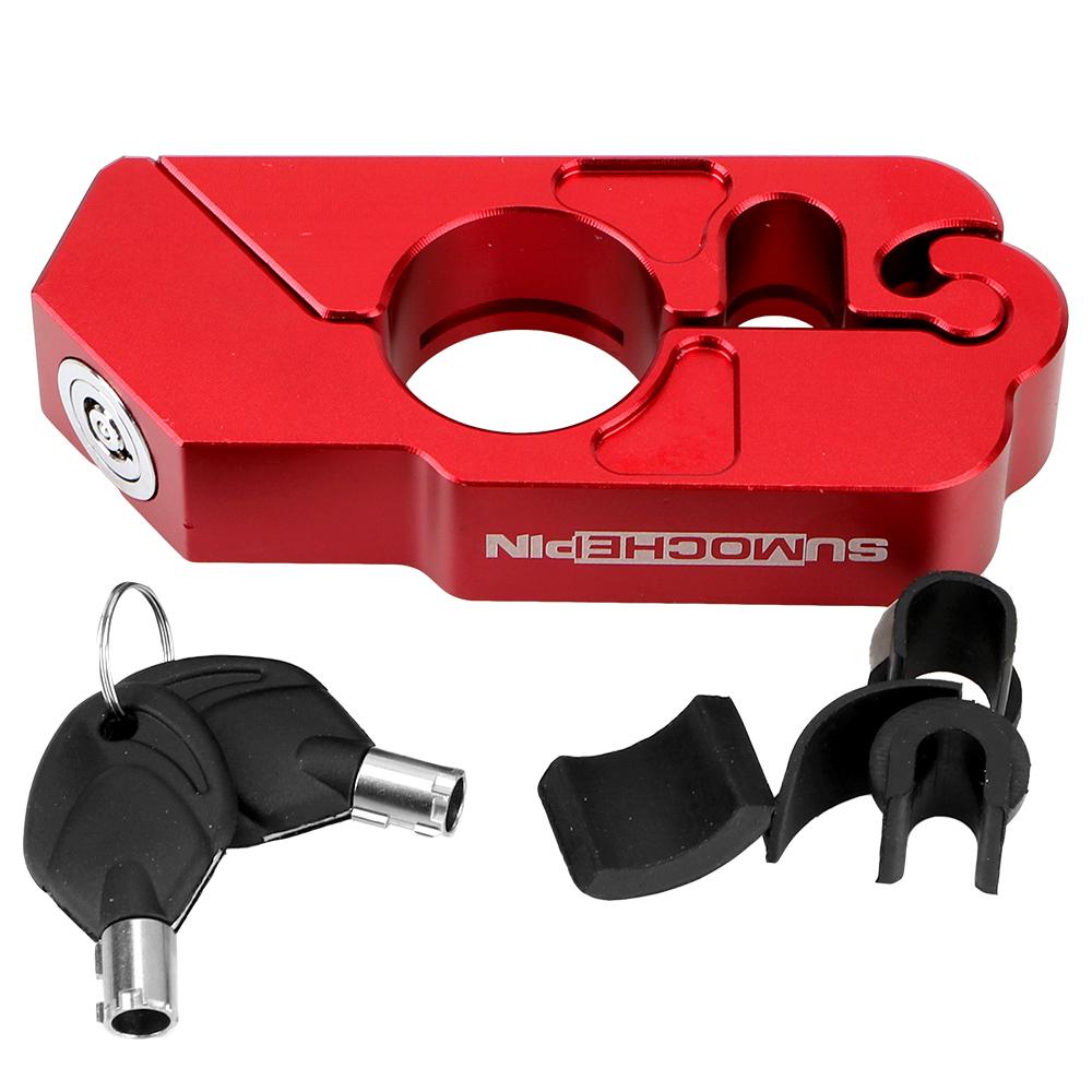 Anti-theft Handlebar Handset Brake Lever Disc Locking Fit Scooter ATV Motor Locks Motorcycle Grip Lock Security Safety