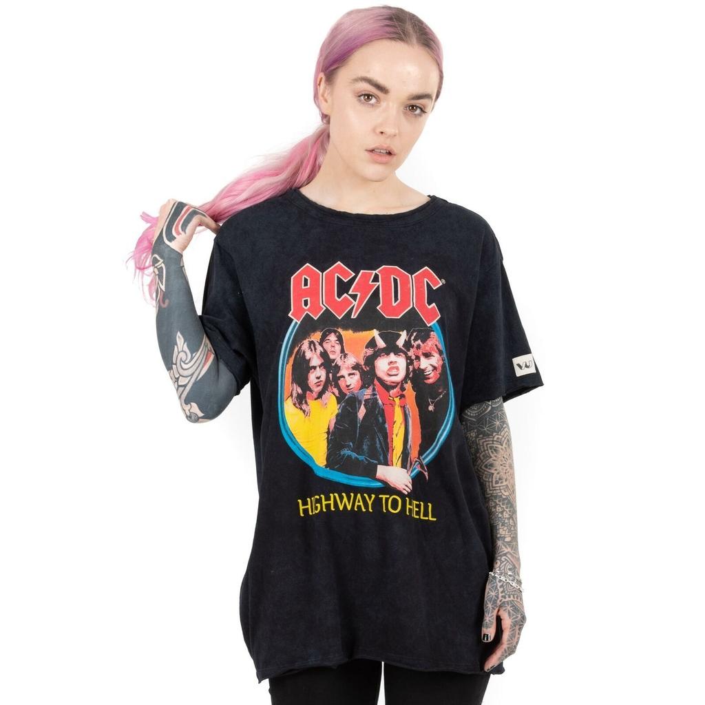 AC/DC Футболка унисекс для взрослых Highway To Hell Circle