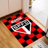 Custom Name Sao Paulo Team Spirit Rug Game Carpet, Floor Mat for Bedroom Living Room Entryway Rug, Home Decor Idea Gift for Christmas birthday