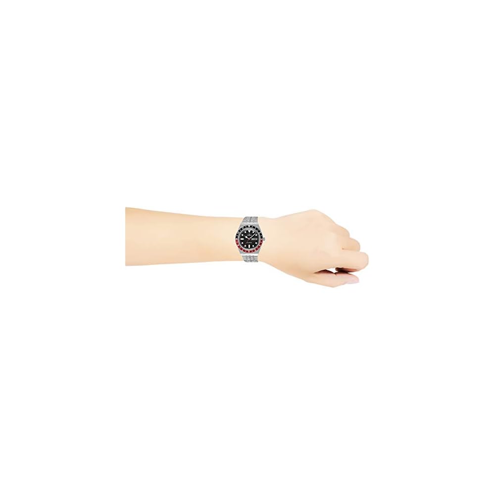 Unisex Часы Timex Timex Q Черно-красные 40мм Водонепроницаемые Кварцевый механизм