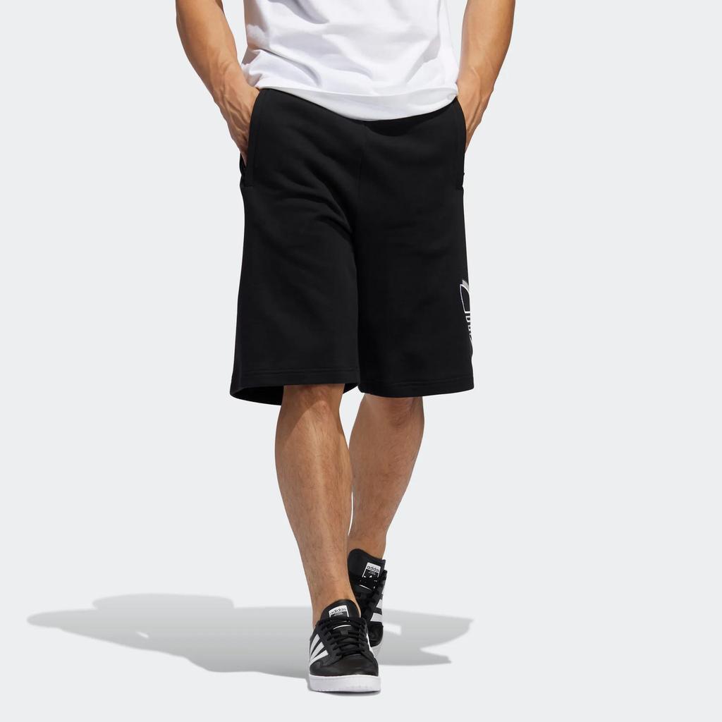 Adidas Originals TREF SH Casual Shorts Men's Black Moderate (Unisex) Casual Shorts FM1542