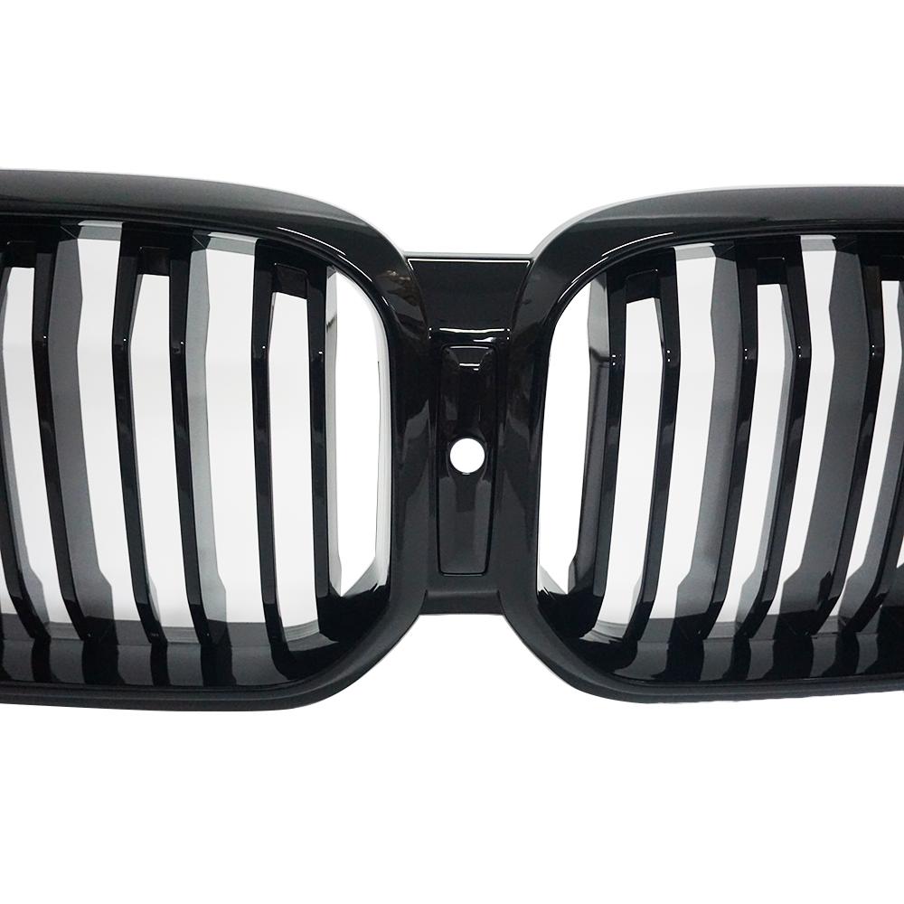 Thultra Высококачественная двухлинейная гоночная решетка, глянцевая черная решетка для BMW X3 G01 X4 G02 2022 + ABS, передний бампер, капот, почки