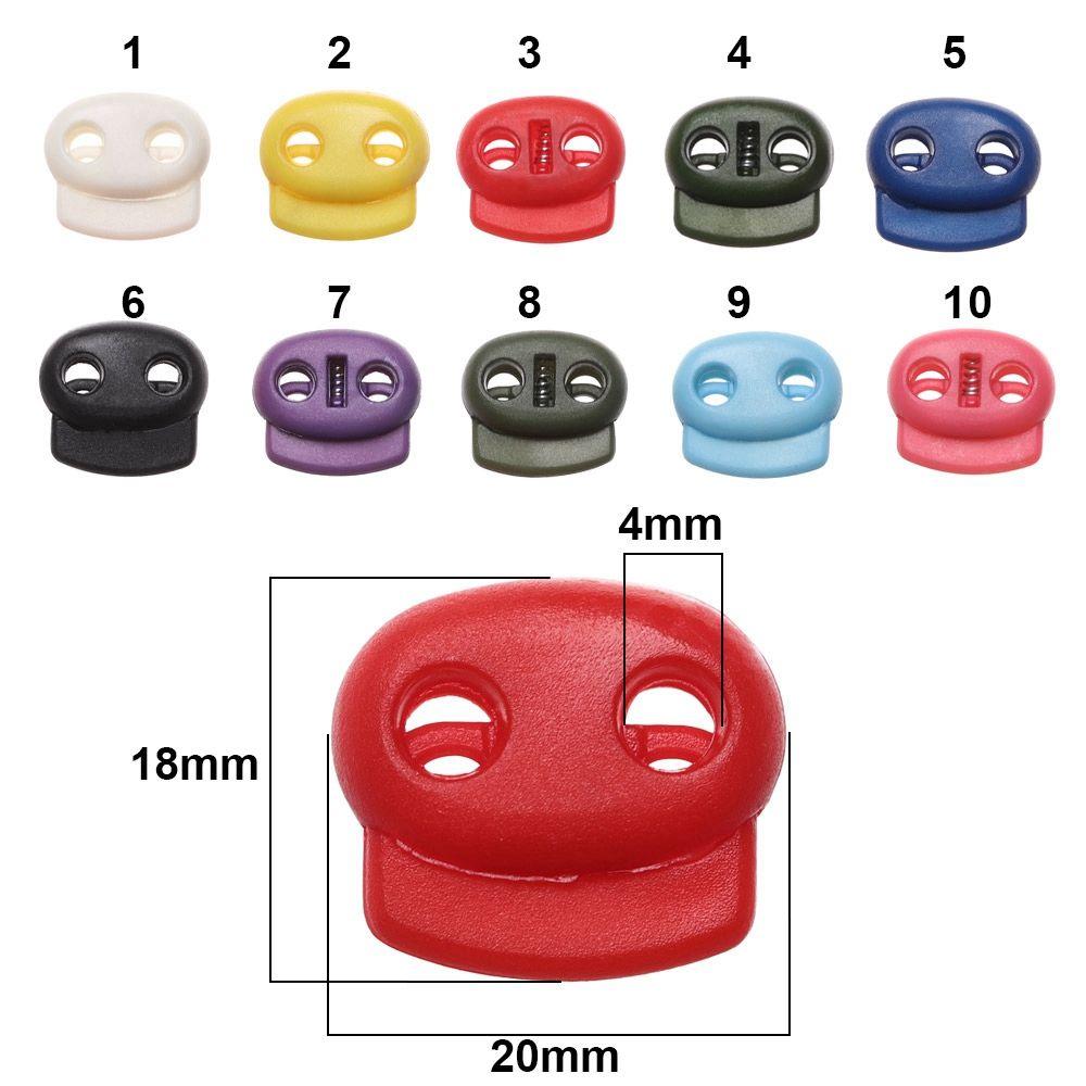4 мм Отверстие Спортивная одежда Аксессуары Пластиковый стопор Фиксатор-тогл Одежда Шнурок для шнурков Фиксатор шнура Бобышка