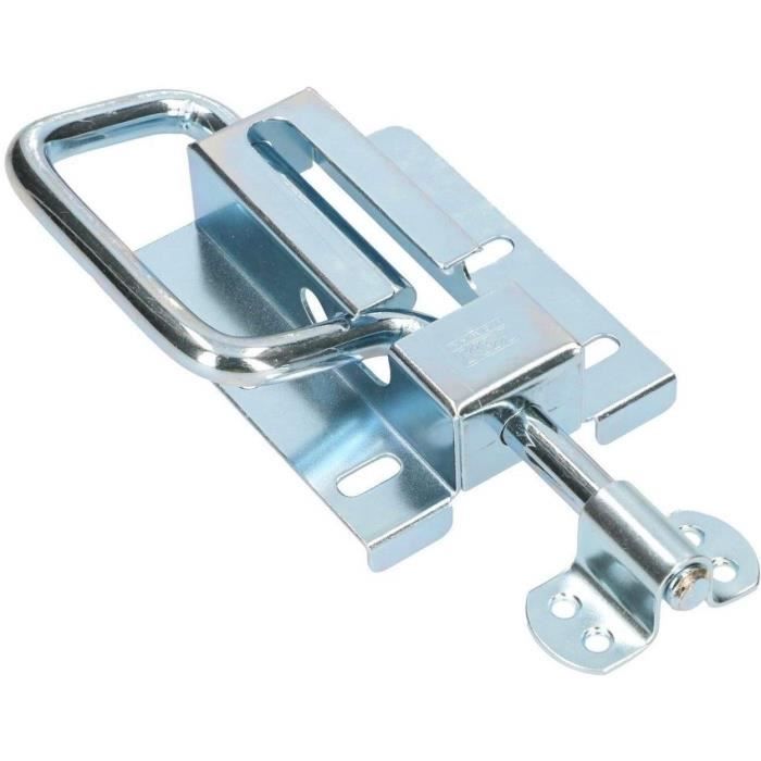 Засов для раздвижной двери KOTARBAU Засов, замок для раздвижной двери, оцинкованная сталь, 120 - 12 мм, серебристый