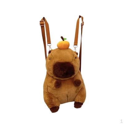 Рюкзак Capybara, креативная игрушка, сумка, плюшевая, для внутреннего и наружного туризма
