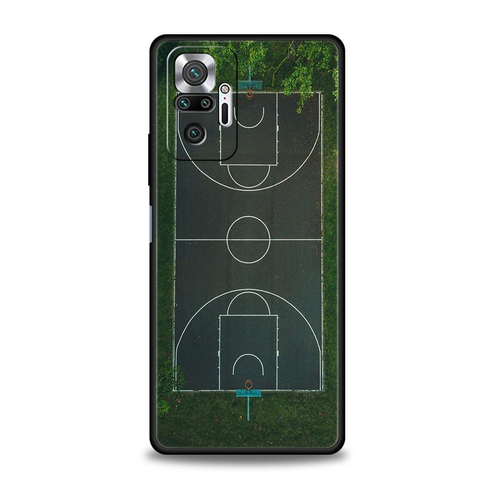 Баскетбольная площадка Спортивный чехол для телефона Xiaomi Redmi Note 12 5G 10C 10 11 9 8 Pro Plus 9S 7 8T 9T 9A 8A 9C K50 K40 игровой чехол
