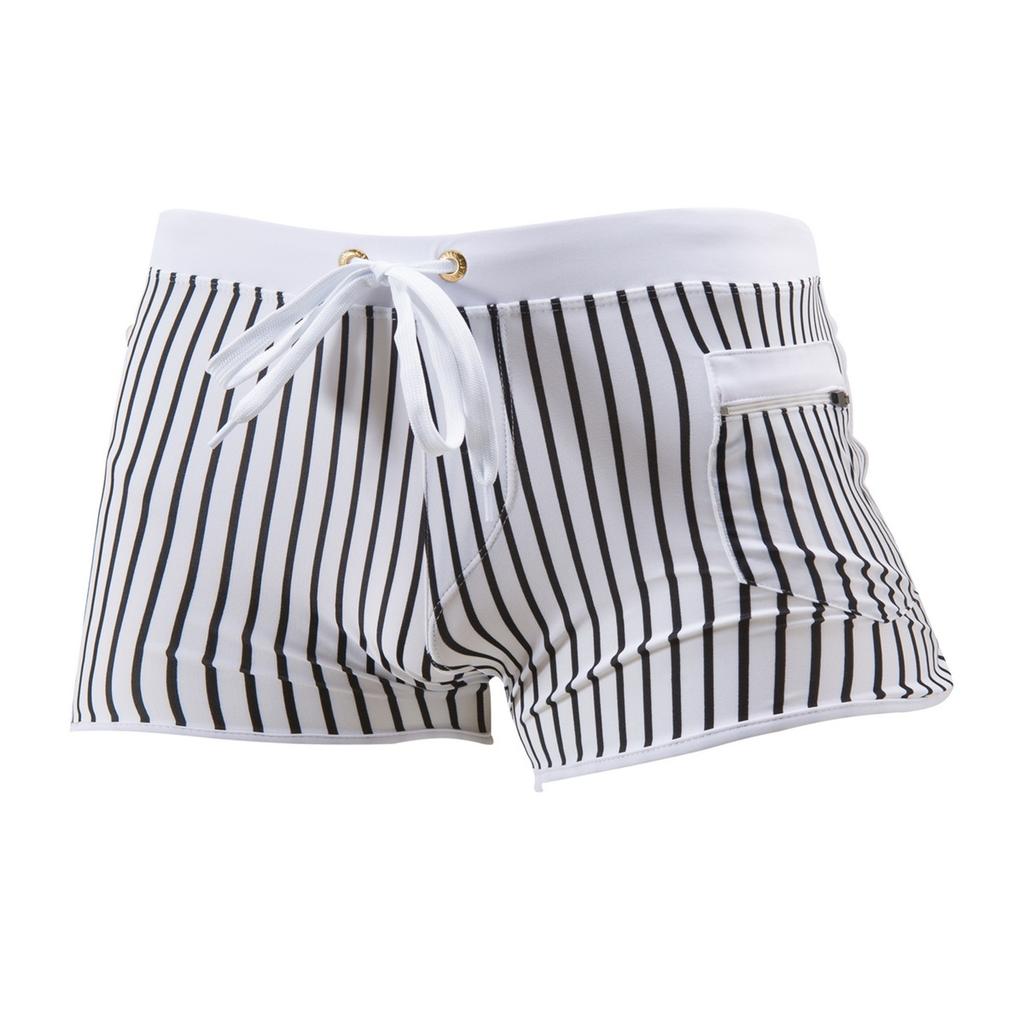 Sexy Front Pocket Swimming Trunks Fashion Wrap Zipper Swimming Trunks Men's Swimming Trunks Cross Border Beach Swimming Trunks