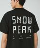 Snow Peak Jikaro Firering Table Short Sleeve for Men and Size L T-Shirt TS-25AU004 T-Shirt Women, Black,