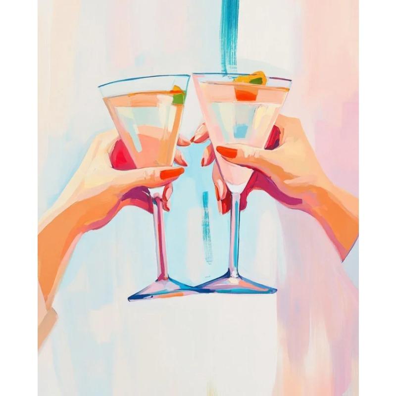 Cheers Celebration Mojito Summer Drink Aperol Spritz  Poster Print Wall Art Pictures Canvas Painting Living Room Home Decor Gift