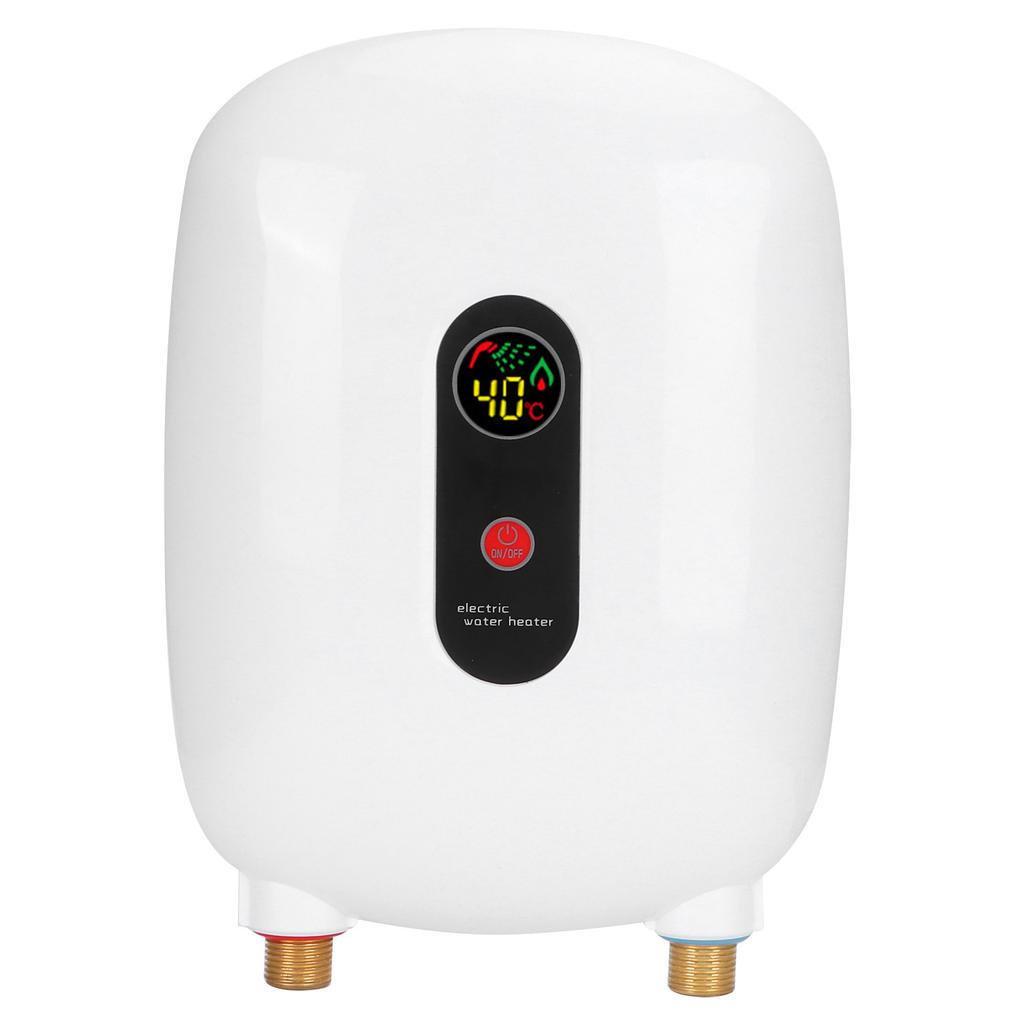 Mini Hot Water Heater Electric Fixed Frequency Water Heating Appliance for Bathroom Shower(Prise