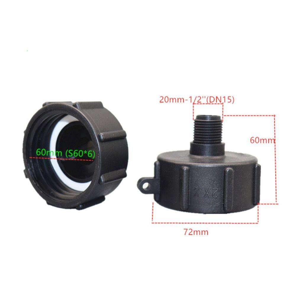 Пластиковый соединитель для тонны барреля IBC Разъем для шланга IBC Новый адаптер для бака IBC Тоннай баррель