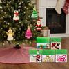 Colorful Buttons DIY Button Snowman Ornament Handmade Button Snowman Kit  Christmas Trees