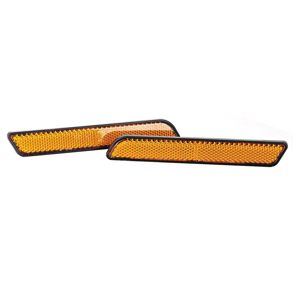 2 шт. Пластиковые мотоциклетные стоп-сигналы, габаритные огни, отражатели, аксессуары, желтые