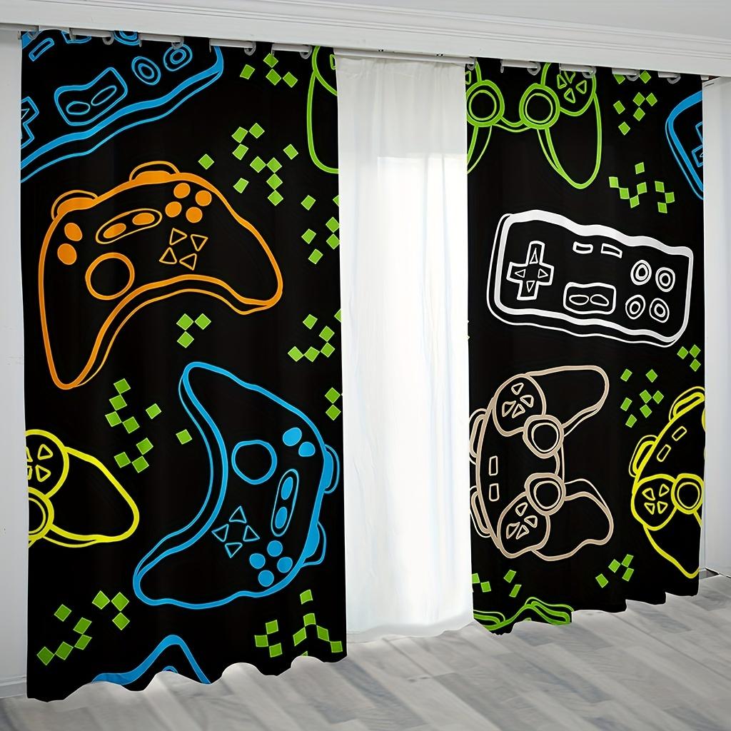 Мультяшный игровой контроллер, переключатель, оконные шторы, жалюзи для гостиной, детской спальни, ванной комнаты, кухни, офиса, двери, домашнего декора, 2 шт.