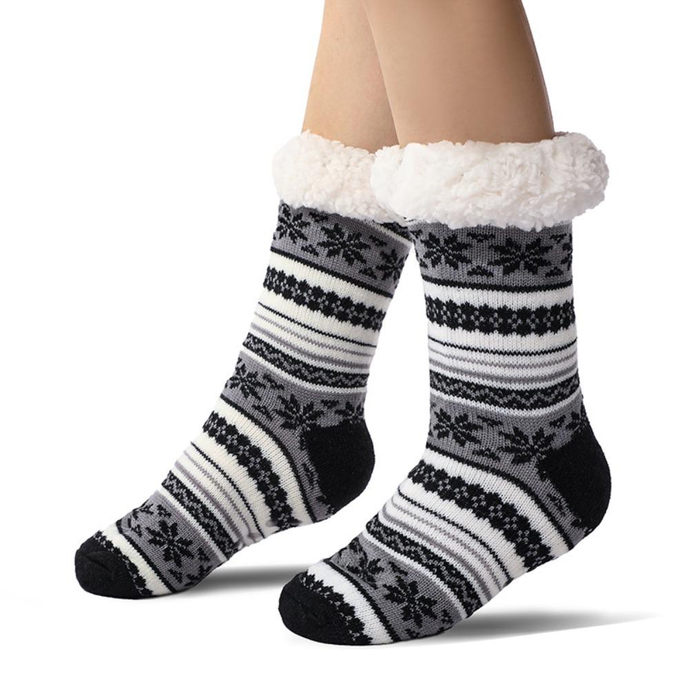Winter Thickened Warm Cashmere Socks Fluffy Snow Socks Casual Home Floor Socks for Women Men