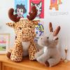 Сидящий Оленёнок Плюшевая Игрушка Кукла для Детского Подарка на День Рождения и Домашнего Декора