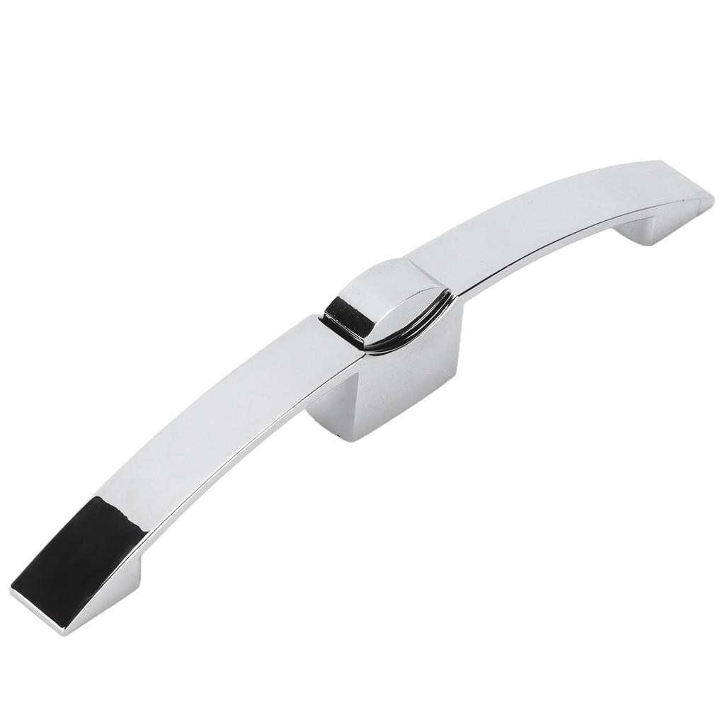 Кнопочная ручка для автофургона, защелка, замок, форма дуги, глянцевое серебро, для автоприцепов, кемперов