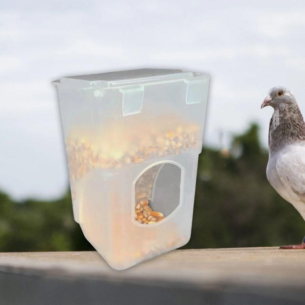 Detachable Pigeon Feeding Box ABS Bird Food Container Bird Automatic Feeder Bird Supplies