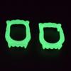2Pcs Devil Tooth Fangs Halloween Decorative  Luminous Dentures