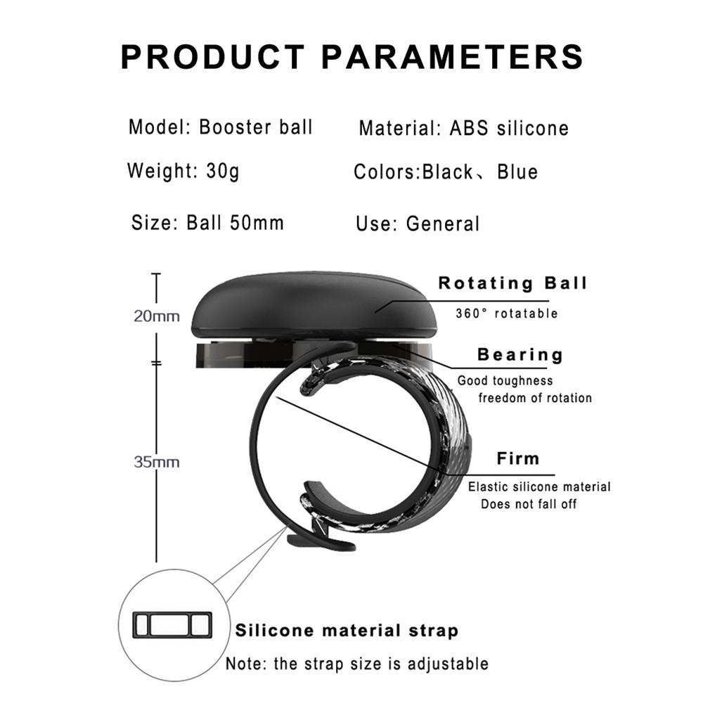Автомобильный усилитель руля 360°, автомобильная ручка, шарик, силиконовая ручка рулевого колеса, шариковый металлический подшипник, помощник при повороте автомобиля