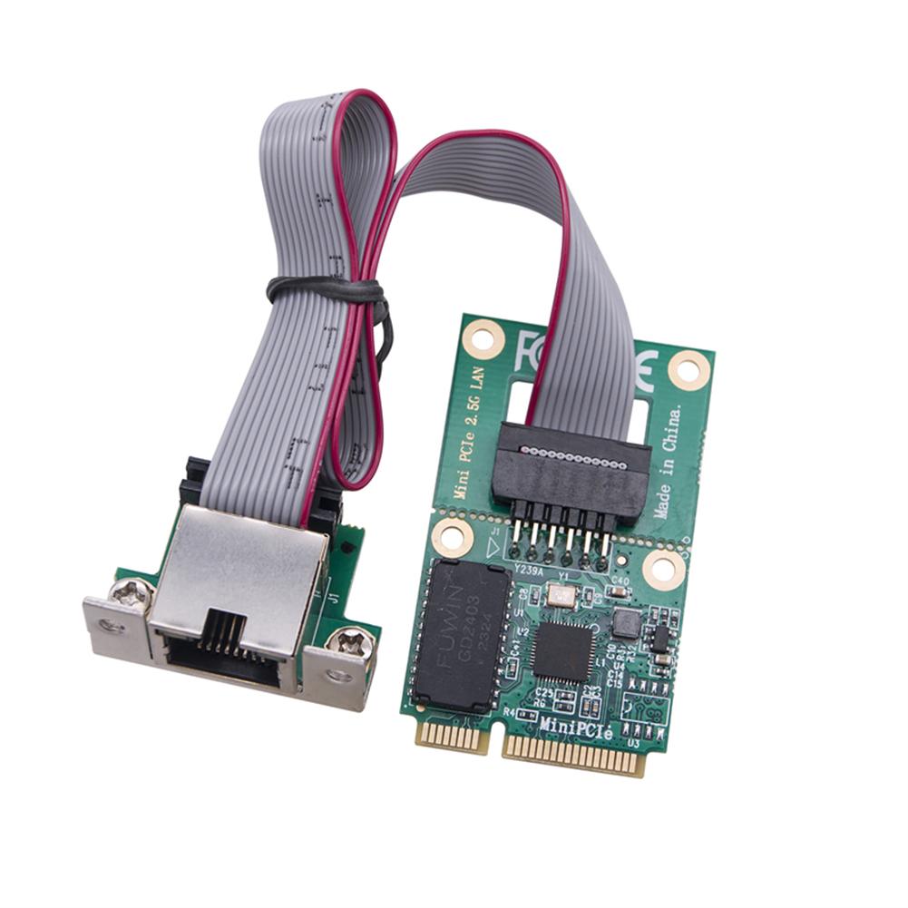 Сетевая карта M.2 Gigabit Ethernet, чип RTL8125BG, сетевая карта M2 RJ45 шины PCIE, мини-адаптер Ethernet PCIE