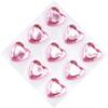 3D Acrylic Diamond Crystal Stickers Love Heart Face Gems Stickers for Party Show DIY Crystal Rhinestone Temporary Tattoos 4/18mm
