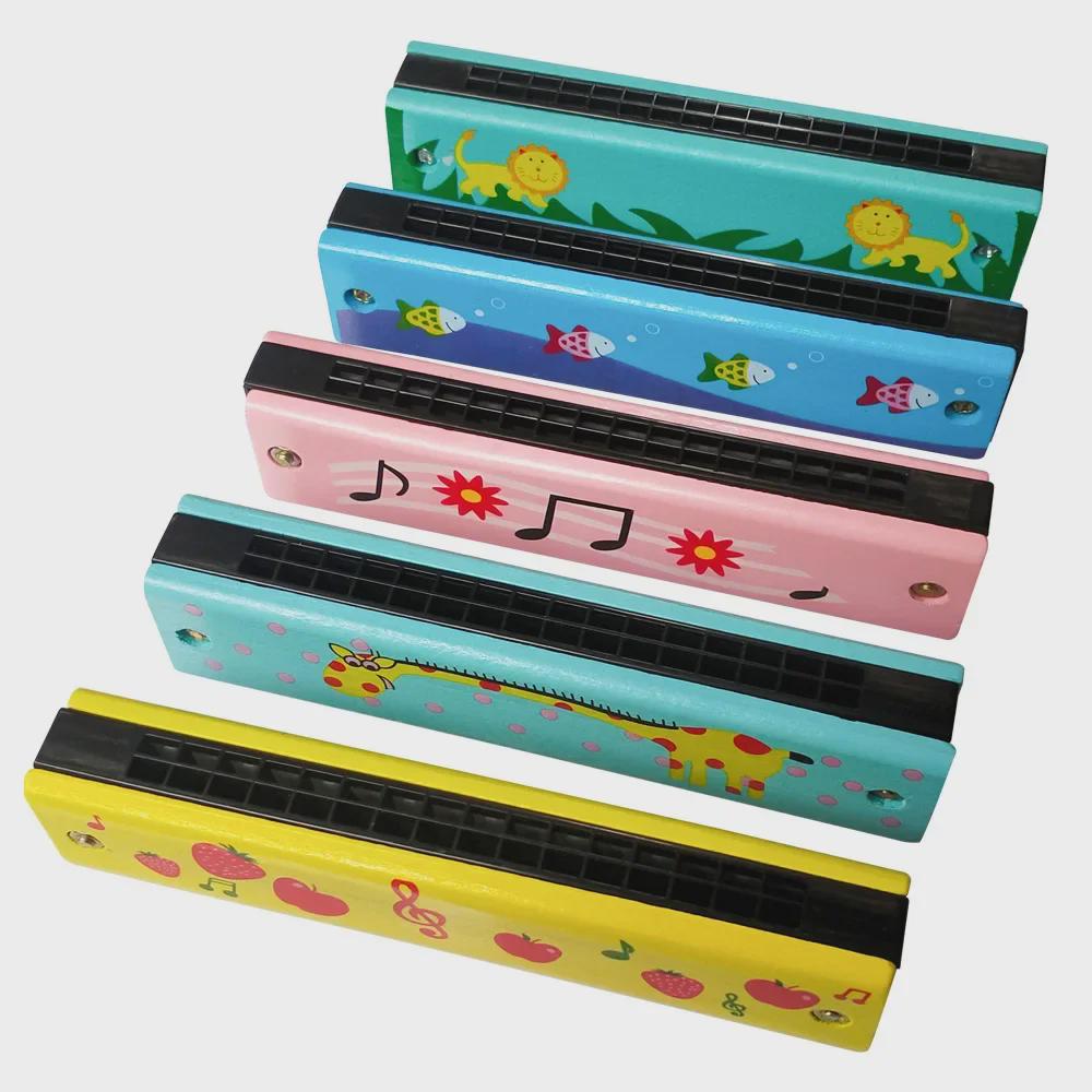 Высококачественная деревянная литая губная гармошка - идеальный музыкальный подарок для детей детского сада и учеников начальной школы