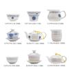 Porcelain Hollow Beehive Gaiwan Tea Set – Elegant Chinese Kung Fu Tea Cup with Lid