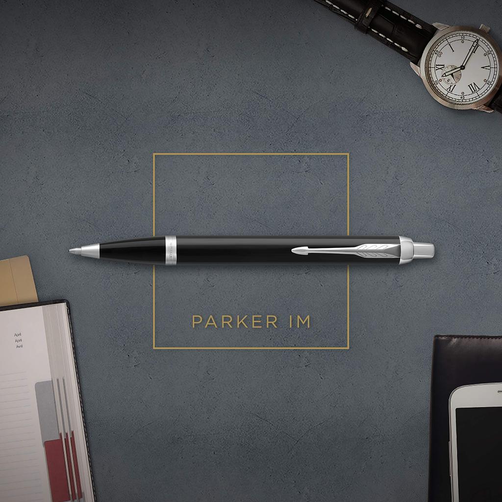 Parker Ballpoint Pen IM Premium Warm Gray GT Medium Point Gift Box Genuine Imported Product 1975660 Oil-based