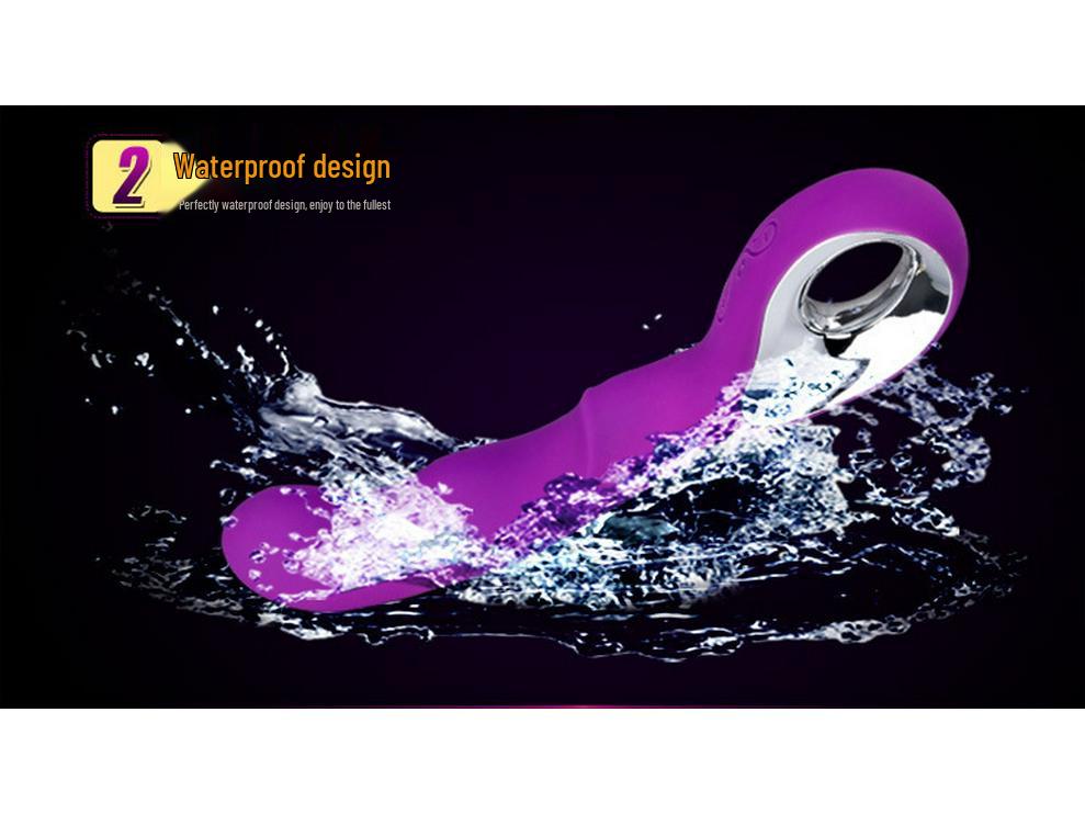 Langchao Rechargeable 10-Frequency Vibrator - Strong Shock, Water-Resistant, Intimate Adult Toy for Women