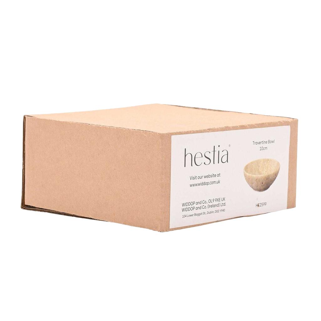 Декоративная чаша из травертина Hestia