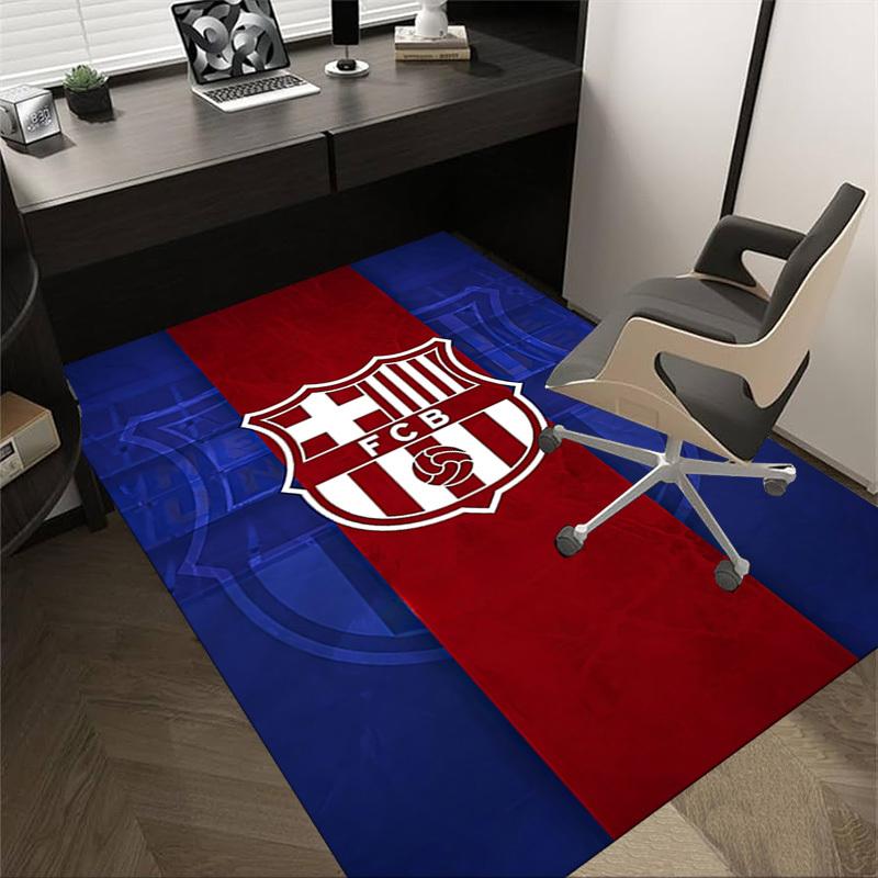 1 шт. Ковер для пола FC Barcelona Extra Large, нескользящий, для офиса, семьи, спальни, студии, ковер большого размера, ковер для помещений