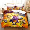 Spyro reinited trilogy Комплект постельного белья Single Twin Full Queen King Size Комплект постельного белья Adult Kid Bedroom Duvetcover Sets Anime Gme