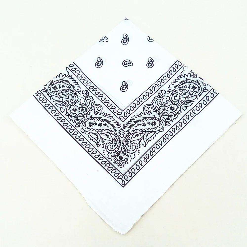 1/2/3Pcs Unisex Men Women Cotton Bandana Hairband Cowboy Mens Biker Sports Headwear Wrist Hairwrap Single Head Wrap Scarf