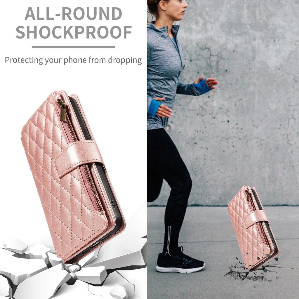 Защитный кожаный чехол-книжка с застежкой-молнией для Sony ACE III и Xperia 10 VI/1 IV