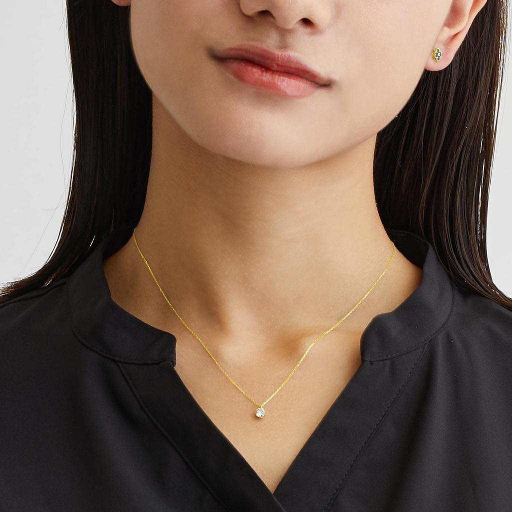 Ожерелье с бриллиантами из желтого золота K18YG PLATINUM Коллекция Platinum [Lara Christie] 0,3 карата lp51-0008-yg