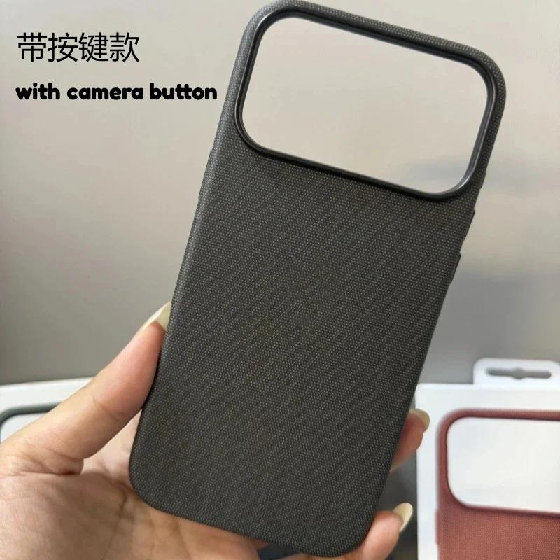 Новый TechWoven Магнитный Чехол для Телефона для IPhone 17 Air 16 15 14 13 Pro Max С Кнопкой Камеры Для Официального Magsafe Защитная Крышка