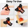8pcs-1pcs 90 Degree Woodworking Corner Clamps Quick Adjustable Spring Clamp Ffor Woodworking Frames Home Punching Installer Tool