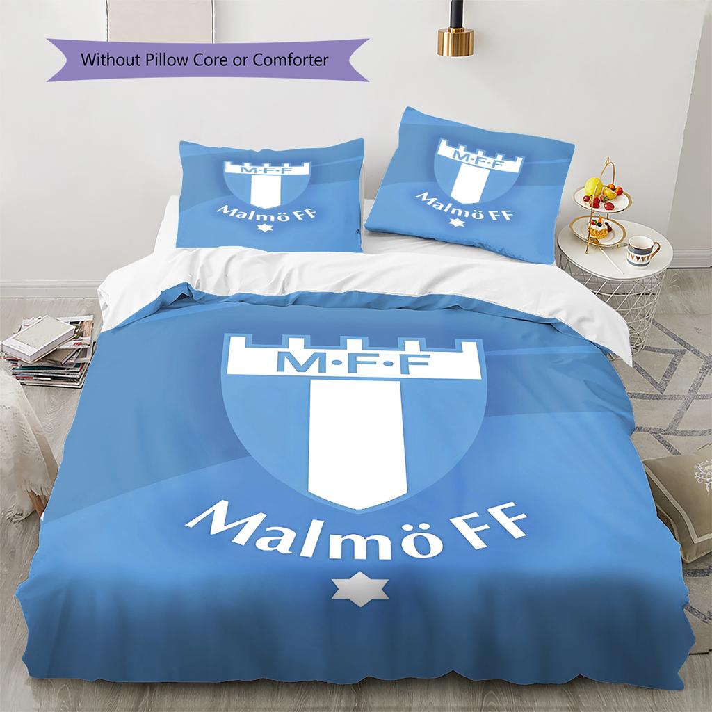 Malmo FF Pattern Bedding,Quilt Set Quilt Cover Pillowcase Home Birthday Gift (1 * duvet cover + 2 * pillowcase, without core)
